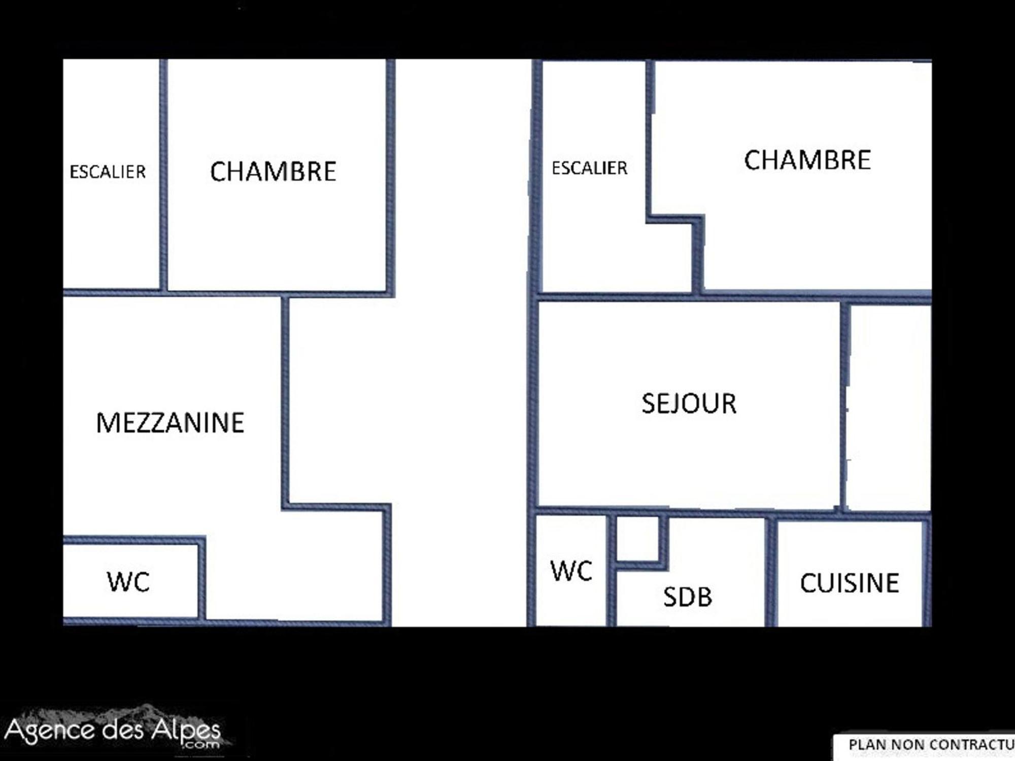 Duplex Classique 6/7 Pers, Balcon, Les Menuires - Fr-1-452-36 Leilighet Saint-Martin-de-Belleville Eksteriør bilde